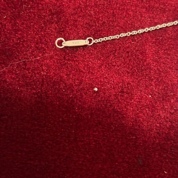 Tiffany & Co. Silver Lock Heart Pendant Necklace - Picture 2 of 3